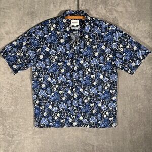 Norse Projects Carsten Liberty Print Button Down Shirt Men's XL Short Sleeve